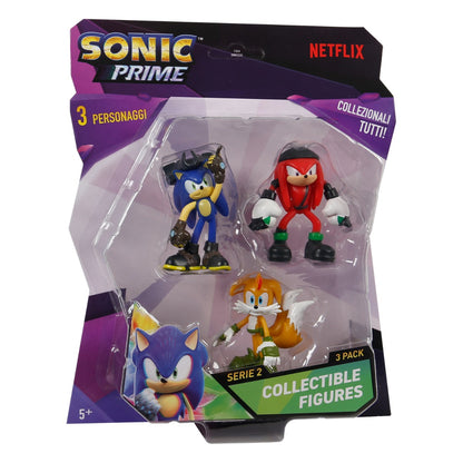 SONIC PRIME - SET 3 FIGURINE, BLISTER, DIVERSE MODELE, S2 (SON2220)