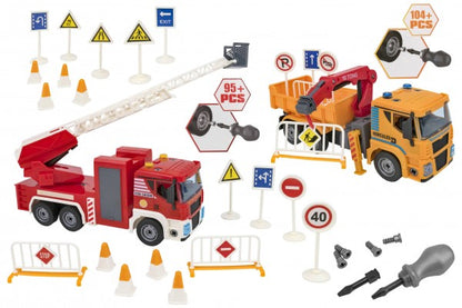 VALIZA CAMION DE CONSTRUIT CU ACCESORII - GLOBO (GL41699)