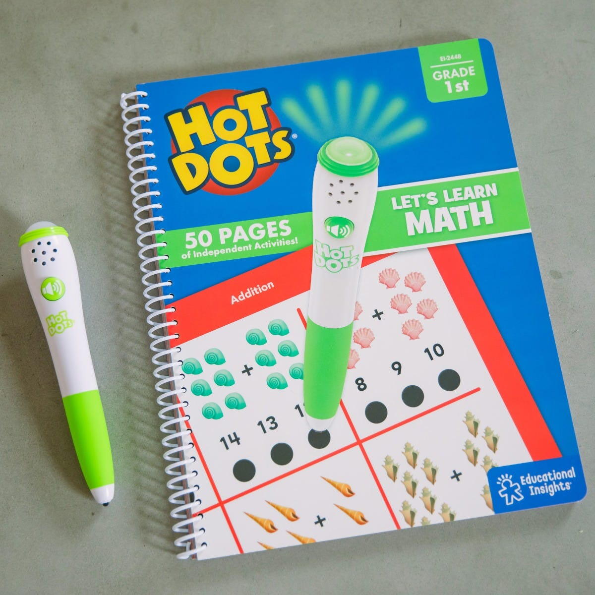 SET HOT DOTS®  - INVAT MATEMATICA - EDUCATIONAL INSIGHTS (EI-2448) - Libelula Vesela - Jucarii