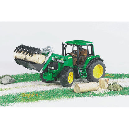 TRACTOR JOHN DEERE 6920 CU INCARCATOR FRONTAL - BRUDER (02052) - Libelula Vesela - Jucarii