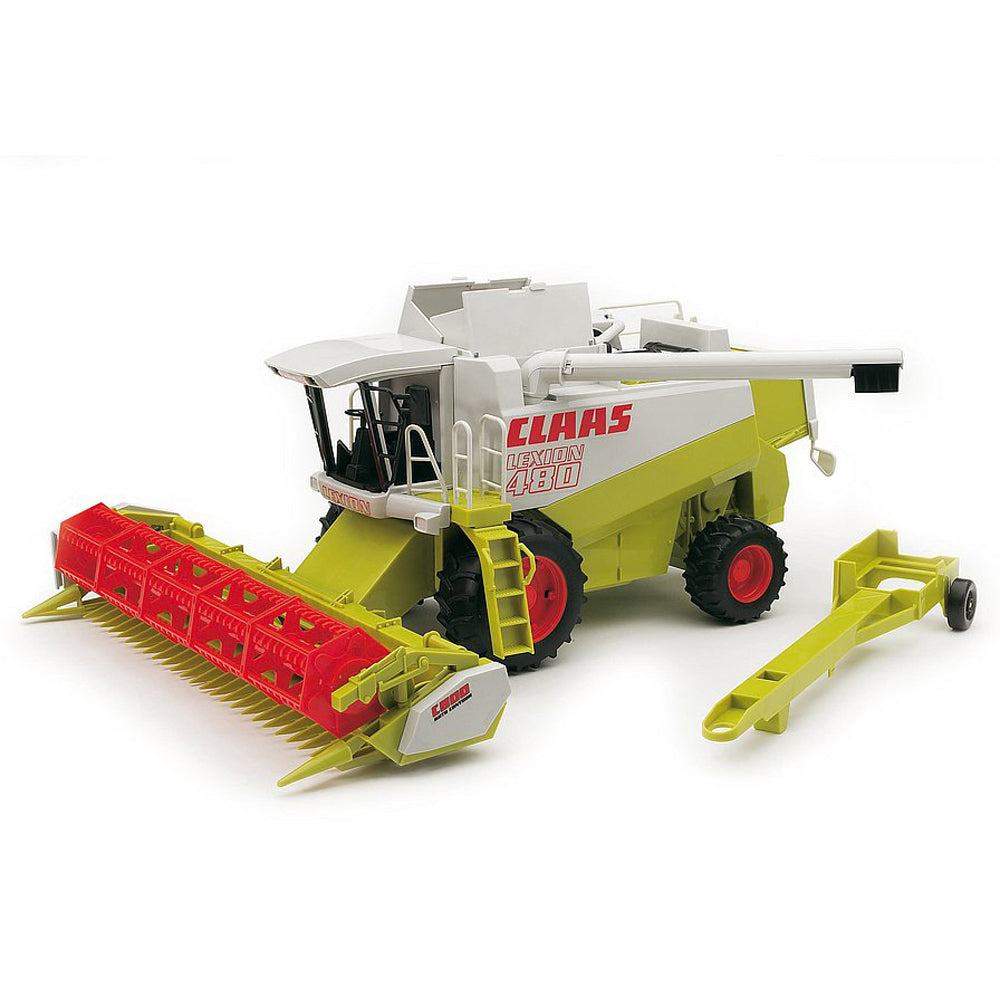 COMBINA AGRICOLA CLAAS LEXION 480 - BRUDER (BR02120) - Libelula Vesela - Jucarii