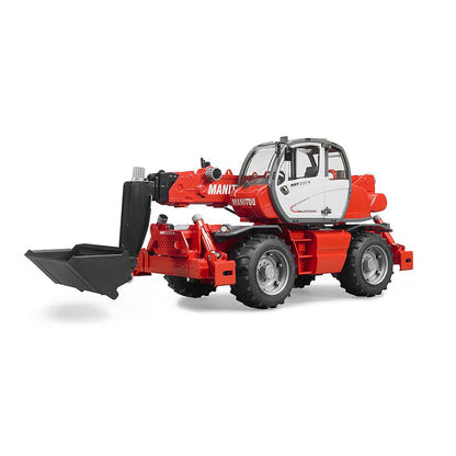 STIVUITOR TELESCOPIC CU ACCESORII MANITOU MRT 2150 - BRUDER (02129) - Libelula Vesela - Jucarii