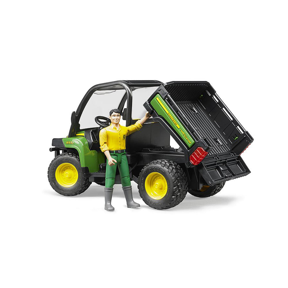 MASINA JOHN DEERE GATOR XUV 855D CU SOFER - BRUDER (02490) - Libelula Vesela - Jucarii