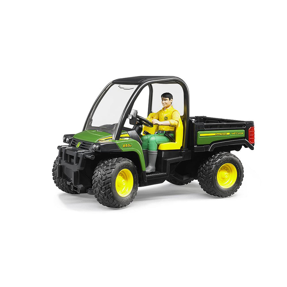 MASINA JOHN DEERE GATOR XUV 855D CU SOFER - BRUDER (02490) - Libelula Vesela - Jucarii