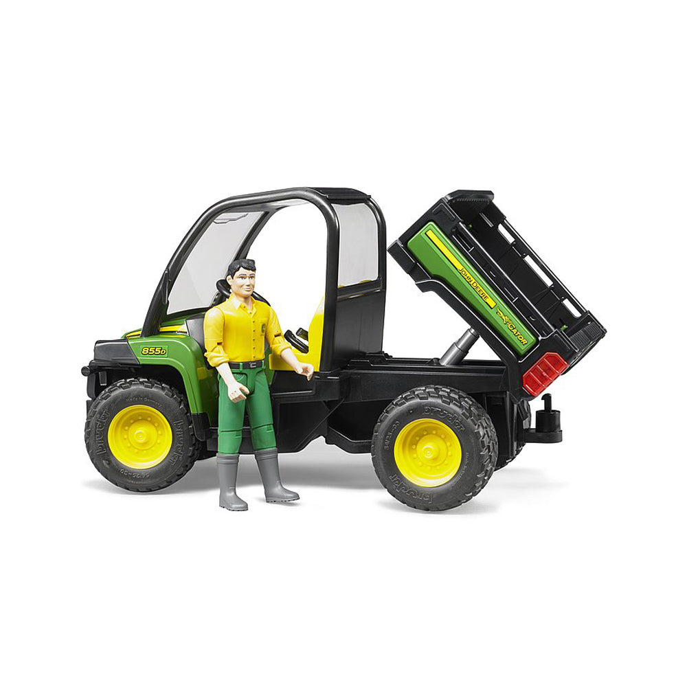 MASINA JOHN DEERE GATOR XUV 855D CU SOFER - BRUDER (02490) - Libelula Vesela - Jucarii