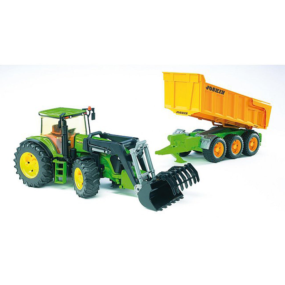 BRUDER - TRACTOR JOHN DEERE 7R 350 - BRUDER (BR03150) - Libelula Vesela - Jucarii