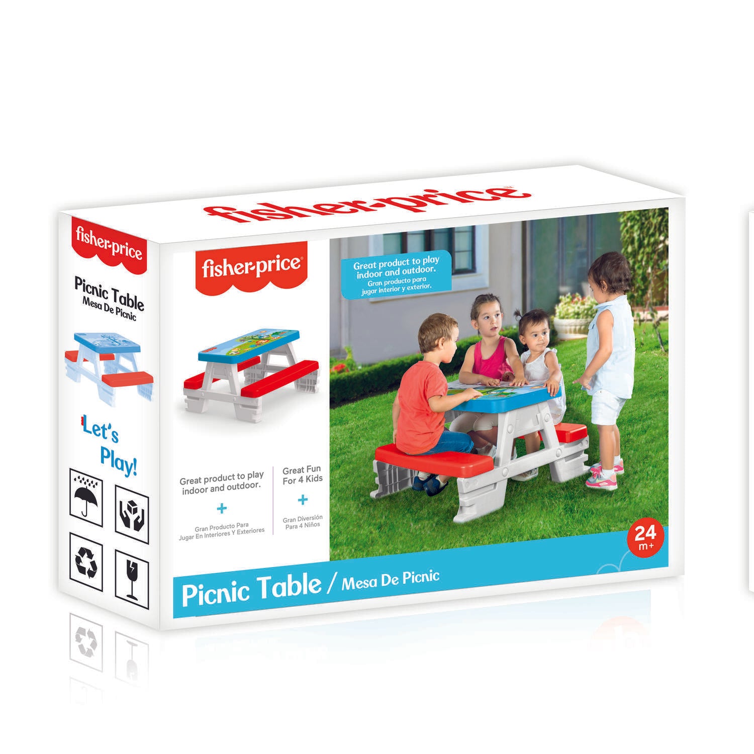 MASUTA DE PICNIC COLORATA - FISHER PRICE (FP1838) - Libelula Vesela - Jucarii