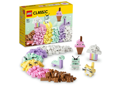 DISTRACTIE CREATIVA IN CULORI PASTEL - LEGO CLASSIC (11028) - Libelula Vesela - Jucarii