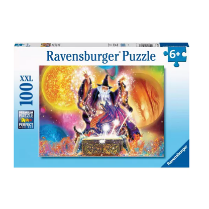 PUZZLE MAGICIAN, 100 PIESE - RAVENSBURGER (RVSPC13286) - Libelula Vesela - Jucarii