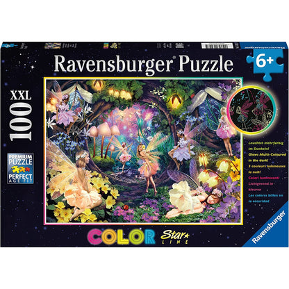 PUZZLE GRADINA ZANELOR, 100 PIESE STARLINE - RAVENSBURGER (RVSPC13293) - Libelula Vesela - Jucarii