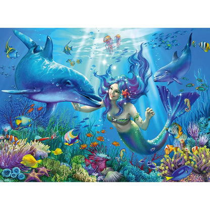 PUZZLE PARADISUL SUBACVATIC, 200 PIESE STARLINE - RAVENSBURGER (13678) - Libelula Vesela - Jucarii