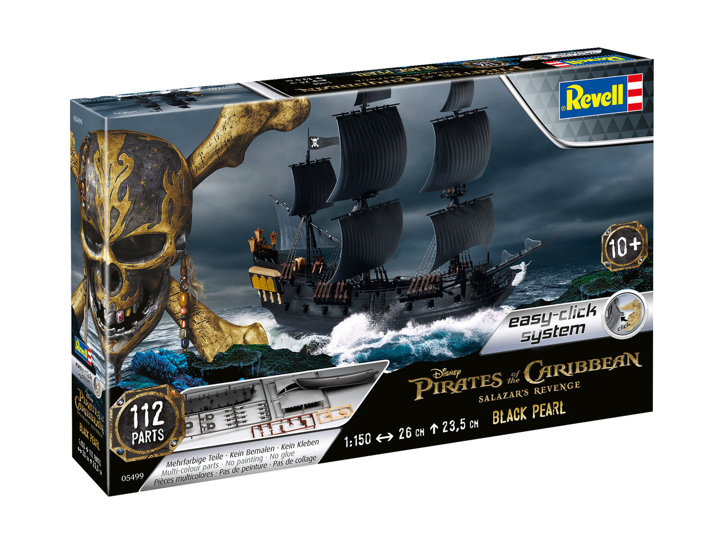 MODEL SET BLACK PEARL EASY-CLICK - REVELL (RV65499) - Libelula Vesela - Jucarii