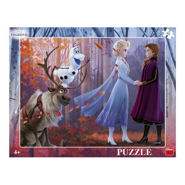 PUZZLE CU RAMA - FROZEN II (40 PIESE) - DINO TOYS (322240) - Libelula Vesela - Jucarii