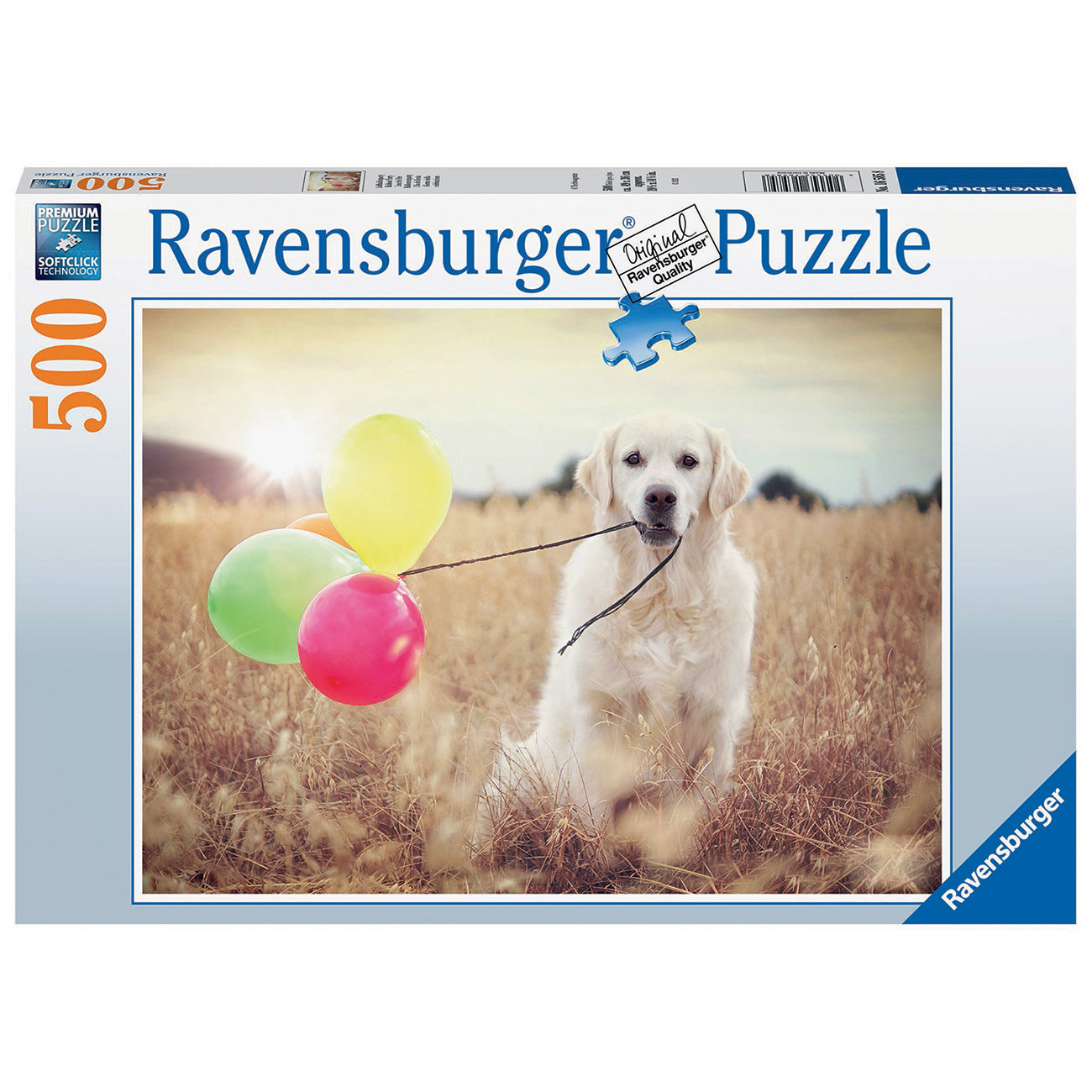 PUZZLE CATEL CU BALOANE, 500 PIESE - RAVENSBURGER (RVSPA16585) - Libelula Vesela - Jucarii