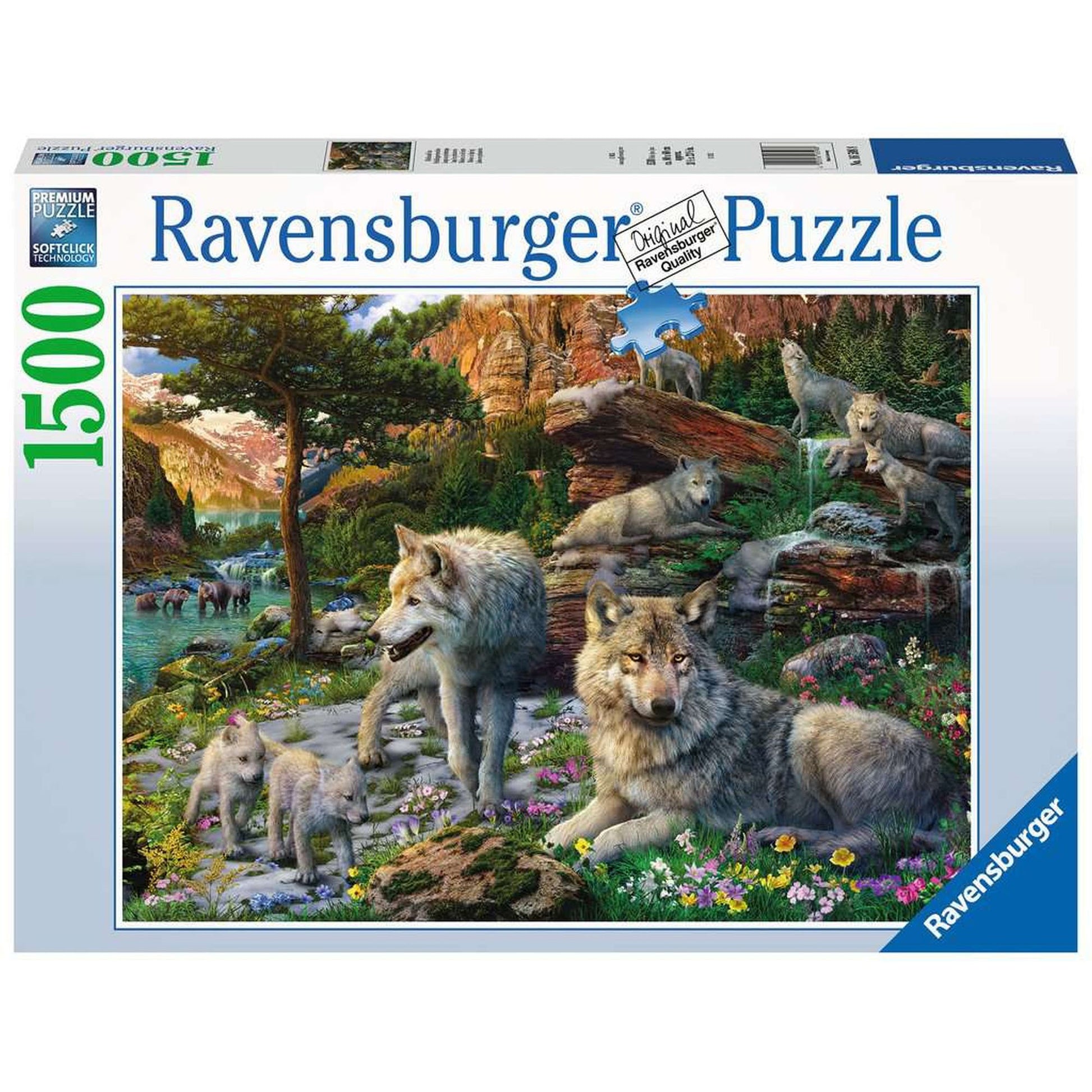 PUZZLE LUPI, 1500 PIESE - RAVENSBURGER (RVSPA16598) - Libelula Vesela - Jucarii