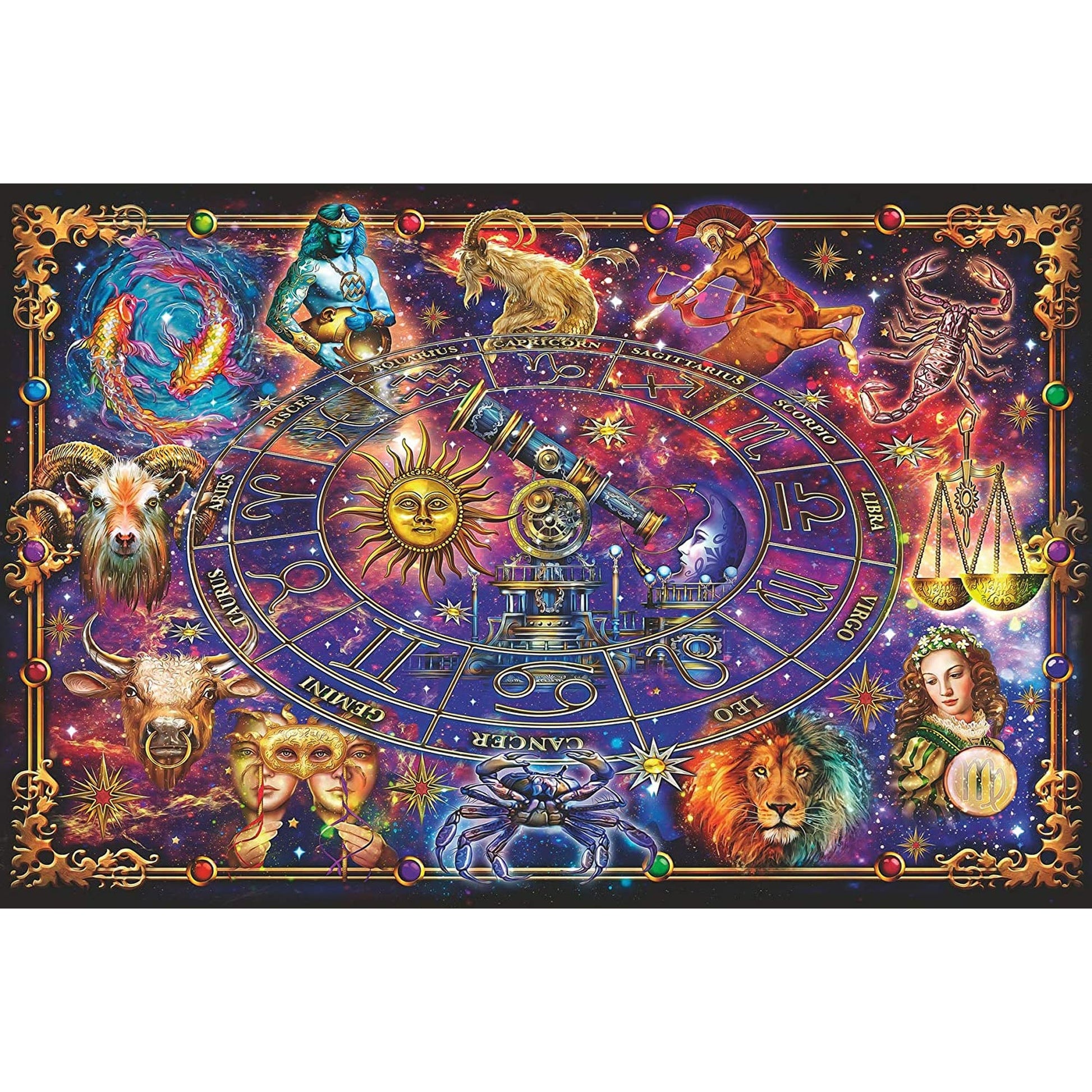 PUZZLE ZODIAC, 3000 PIESE - RAVENSBURGER (16718) - Libelula Vesela - Jucarii