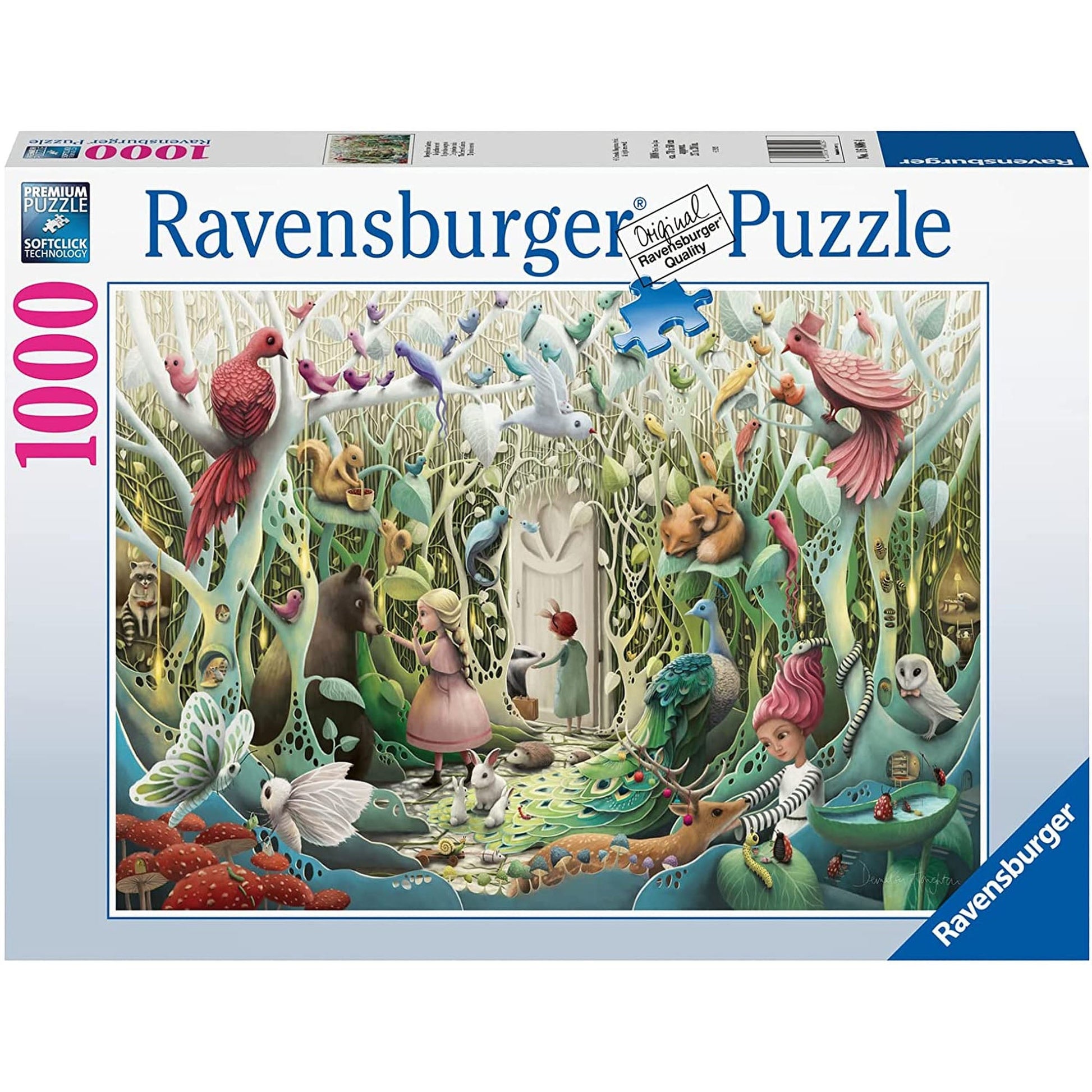 PUZZLE GRADINA SECRETA, 1000 PIESE - RAVENSBURGER (16806) - Libelula Vesela - Jucarii