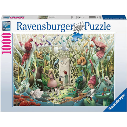 PUZZLE GRADINA SECRETA, 1000 PIESE - RAVENSBURGER (16806) - Libelula Vesela - Jucarii