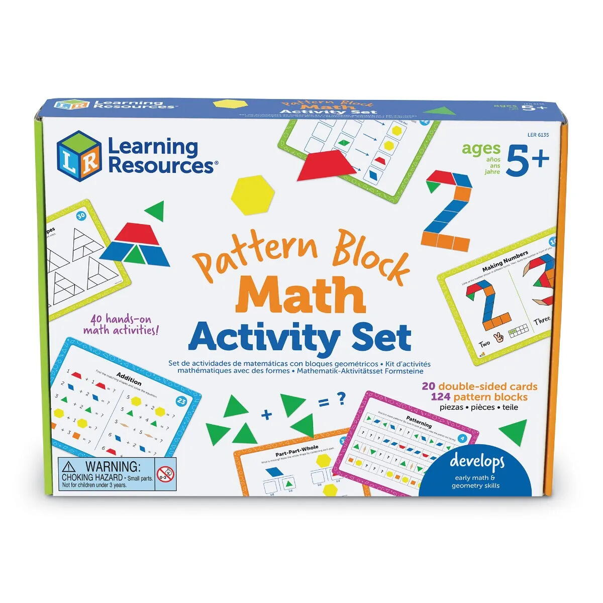 SET ACTIVITATI EDUCATIVE - MOZAIC MATEMATIC - LEARNING RESOURCES (LER6135) - Libelula Vesela - Jucarii