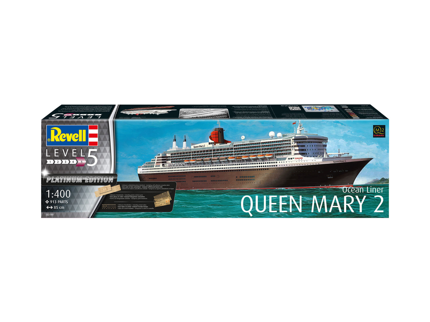 NAVA DE CROAZIERAQUEEN MARY 2 - REVELL (05199) - Libelula Vesela - Jucarii