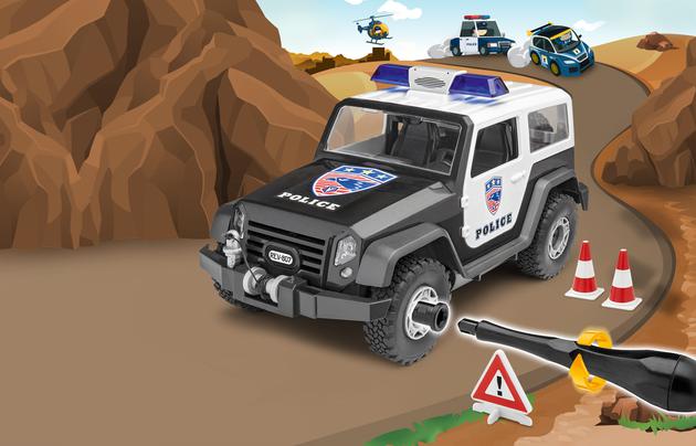 MASINUTA JUNIOR KITT - MASINA DE POLITIE OFFROAD - REVELL (RV0807) - Libelula Vesela - Jucarii