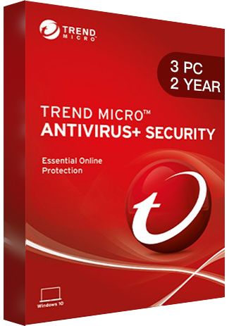 TREND MICRO ANTIVIRUS+ SECURITY (2 YEAR / 3 DEVICES) - OFFICIAL WEBSITE - MULTILANGUAGE - WORLDWIDE - PC - Libelula Vesela - Software