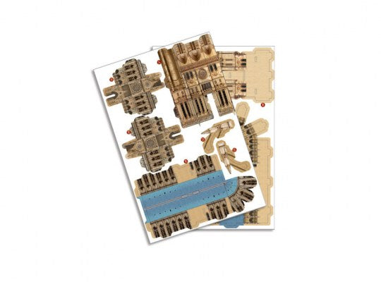 MINI 3D PUZZLE NOTREDAME DE PARIS, 39 PIESE - REVELL (00121) - Libelula Vesela - Jucarii