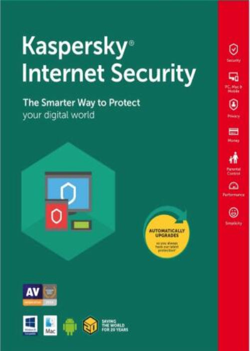 KASPERSKY INTERNET SECURITY 2020 (3 DEVICES, 1 YEAR) - OFFICIAL WEBSITE - MULTILANGUAGE - EU - PC - Libelula Vesela - Jocuri video