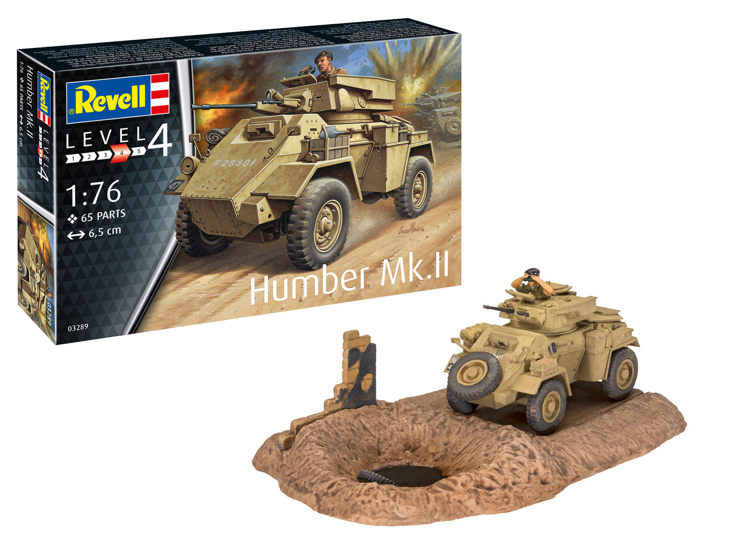 TANC HUMBER MK. II - REVELL (03289) - Libelula Vesela - Jucarii