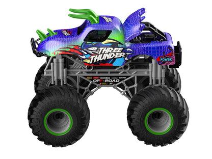 MASINA CU TELECOMANDA DINO MONSTER TRUCK THREE THUNDER - REVELL (24556) - Libelula Vesela - Jucarii