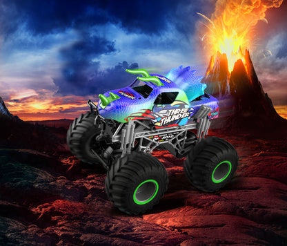 MASINA CU TELECOMANDA DINO MONSTER TRUCK THREE THUNDER - REVELL (24556) - Libelula Vesela - Jucarii