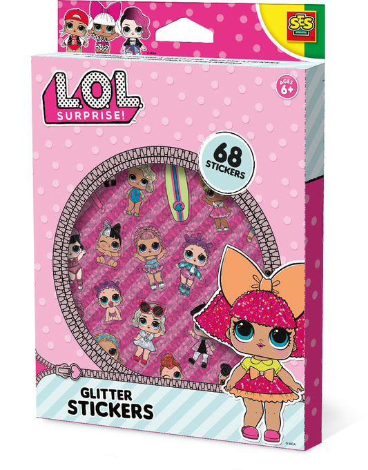 L.O.L GLITTER STICKERS - SES CREATIVE (S14191) - Libelula Vesela - Jucarii