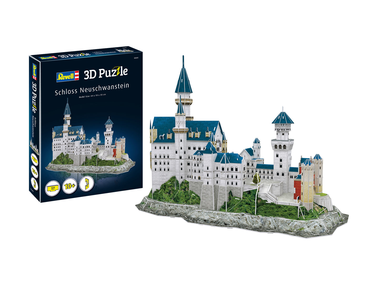 3D PUZZLE NEUSCHWANSTEIN CASTLE - REVELL (RV205) - Libelula Vesela - Jucarii