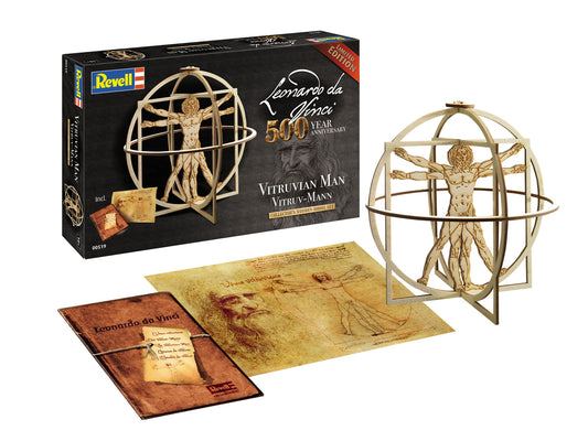 VITRUV MAN - LEONARDO DA VINCI 500TH ANNIVERSARY - REVELL (RV0519) - Libelula Vesela - Jucarii