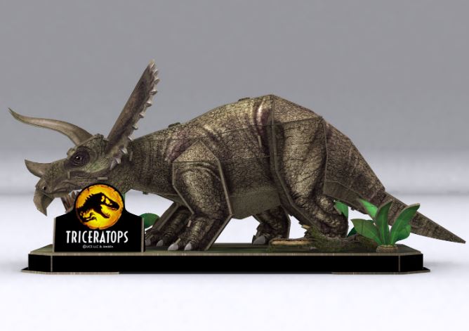 3D PUZZLE - TRICERATOPS - REVELL (RV00242) - Libelula Vesela - Jucarii