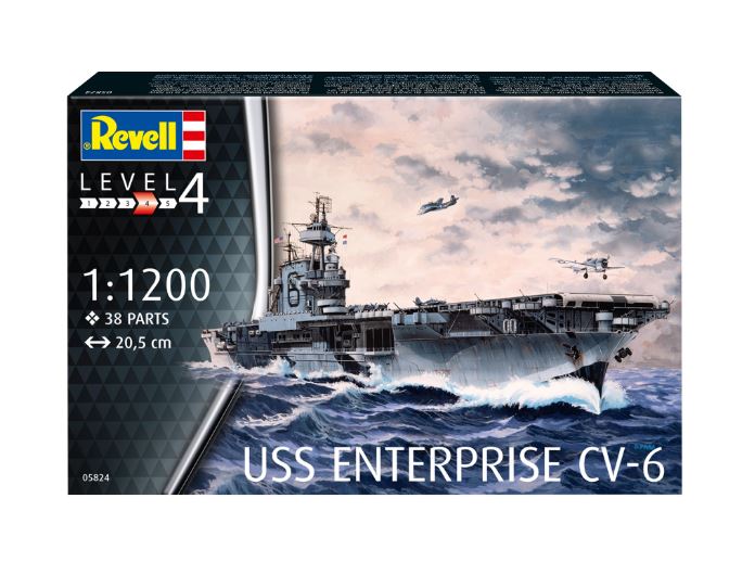 NAVA USS ENTERPRISE CV-6 - REVELL (RV05824) - Libelula Vesela - Carti