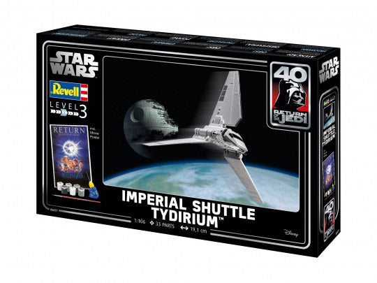 SET MACHETA STAR WARS "IMPERIAL SHUTTLE TYDIRIUM" - REVELL (RV05657) - Libelula Vesela - Jucarii