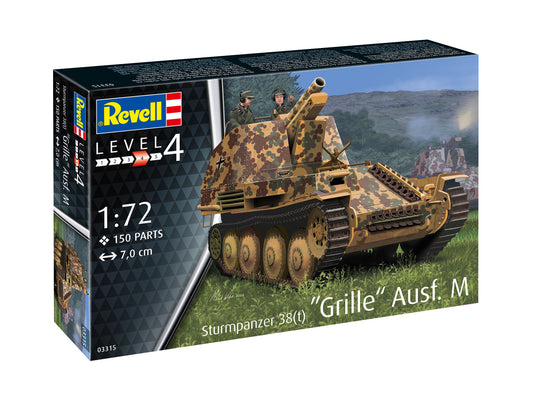 TANC STURMPANZER 38(T) GRILLE AUSF. M - REVELL (03315) - Libelula Vesela - Jucarii