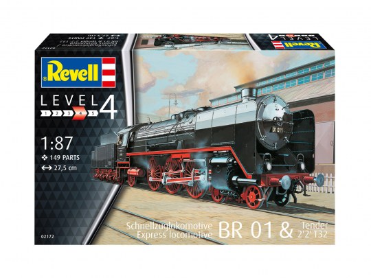 LOCOMOTIVA EXPRESS BR 01 SI TENDER 2'2 T32 - REVELL (02172) - Libelula Vesela - Jucarii