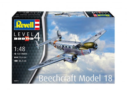 AEROMODEL BEECHCRAFT MODEL 18 - REVELL (RV03811) - Libelula Vesela - Carti