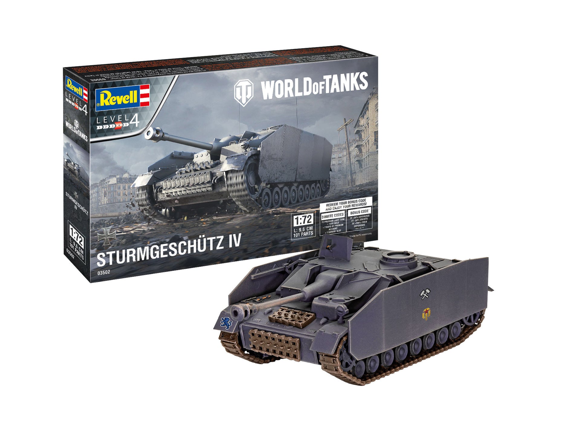 TANC STURMGESCHUTZ IV - REVELL (03502) - Libelula Vesela - Jucarii