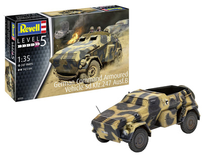 MACHETA MASINA MILITARA SD.KFZ. 247 - REVELL (03335) - Libelula Vesela - Jucarii