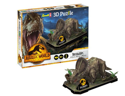 3D PUZZLE - TRICERATOPS - REVELL (RV00242) - Libelula Vesela - Jucarii