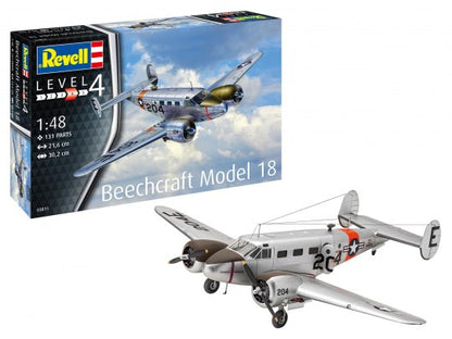 AEROMODEL BEECHCRAFT MODEL 18 - REVELL (RV03811) - Libelula Vesela - Carti