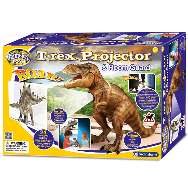 PROIECTOR 2 IN 1 - T REX - BRAINSTORM (E2028) - Libelula Vesela - Jucarii