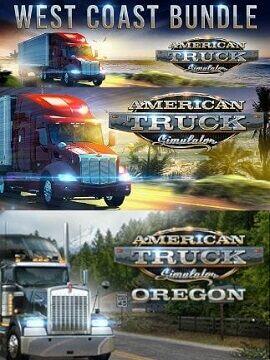 AMERICAN TRUCK SIMULATOR WEST COAST BUNDLE - STEAM - PC - EU - MULTILANGUAGE - Libelula Vesela - Jocuri video