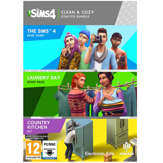 THE SIMS 4: CLEAN & COZY STARTER BUNDLE - PC - ORIGIN - MULTILANGUAGE - WORLDWIDE - Libelula Vesela - Jocuri video