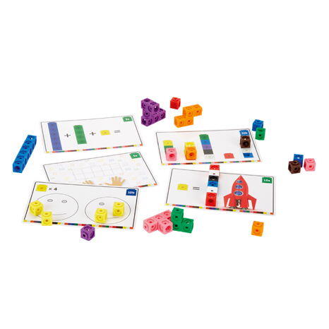 SET 100 PIESE MATHLINK CU CARDURI PENTRU INCEPATORI - LEARNING RESOURCES (LSP4286-UK) Libelula Vesela