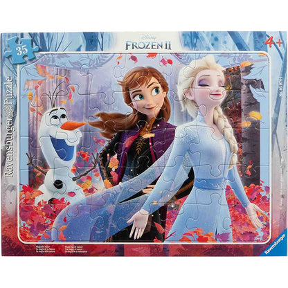 PUZZLE TIP RAMA FROZEN, 35 PIESE - RAVENSBURGER (RVSPC05074) - Libelula Vesela - Jucarii