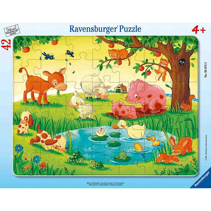 PUZZLE TIP RAMA ANIMALE IN NATURA, 42 PIESE - RAVENSBURGER (RVSPC05075) - Libelula Vesela - Jucarii